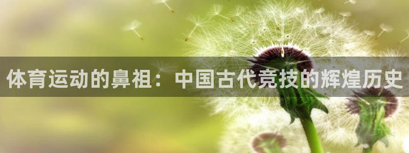 球宴体育iOS下载入口：体育运动的鼻祖：中国古代竞技的辉煌历史